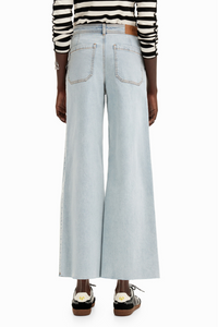 Desigual Denver High Waist Wide Leg Jeans