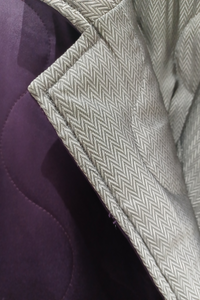M.A.Dainty Tanya Coat Purple/Grey