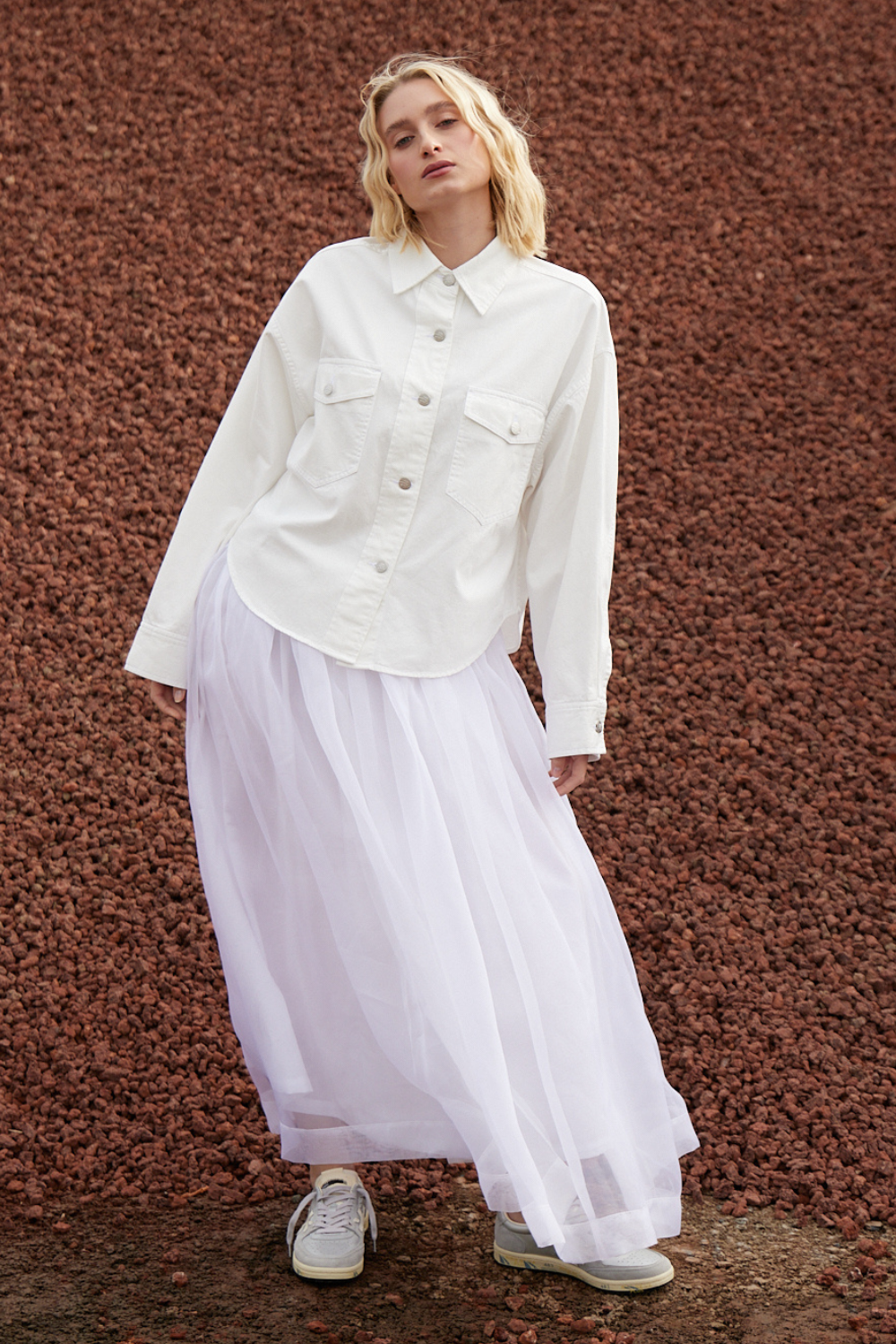 M.A.Dainty Fairy Skirt White