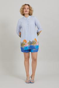 Coster Copenhagen Shorts with Magic Island Print