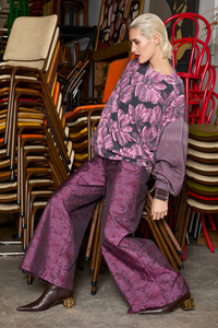M.A.Dainty Sturt Pant Pink Snake