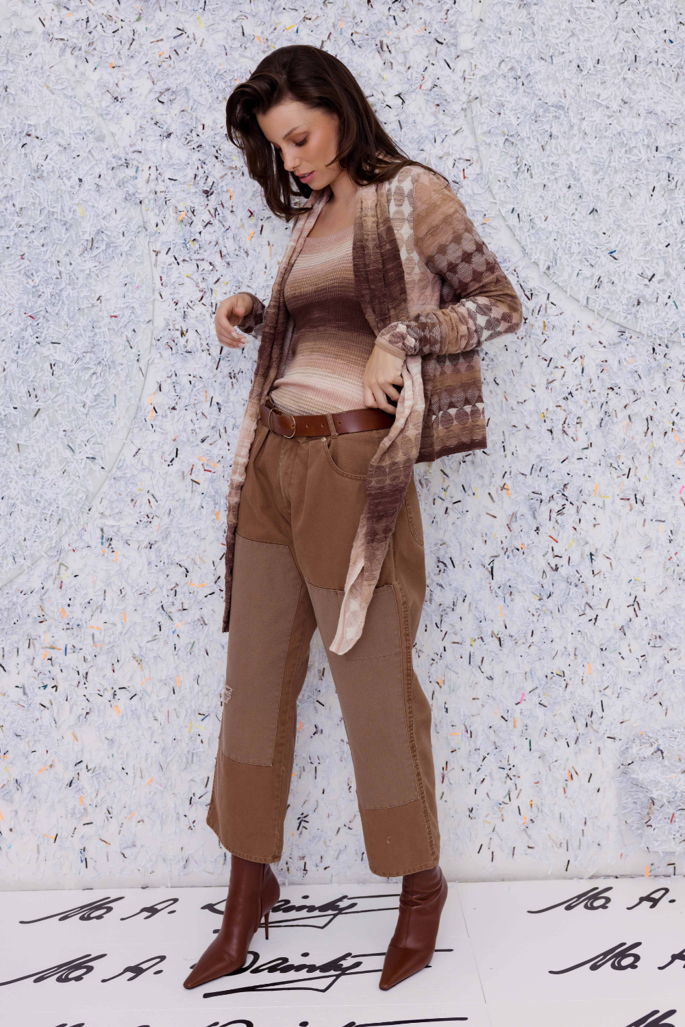 M.A.Dainty Tallyho Jeans Chocolate