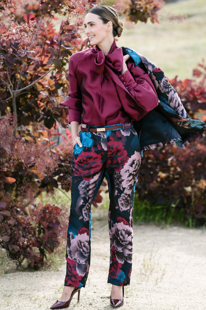 M.A.Dainty Darling Pant Midnight Roses