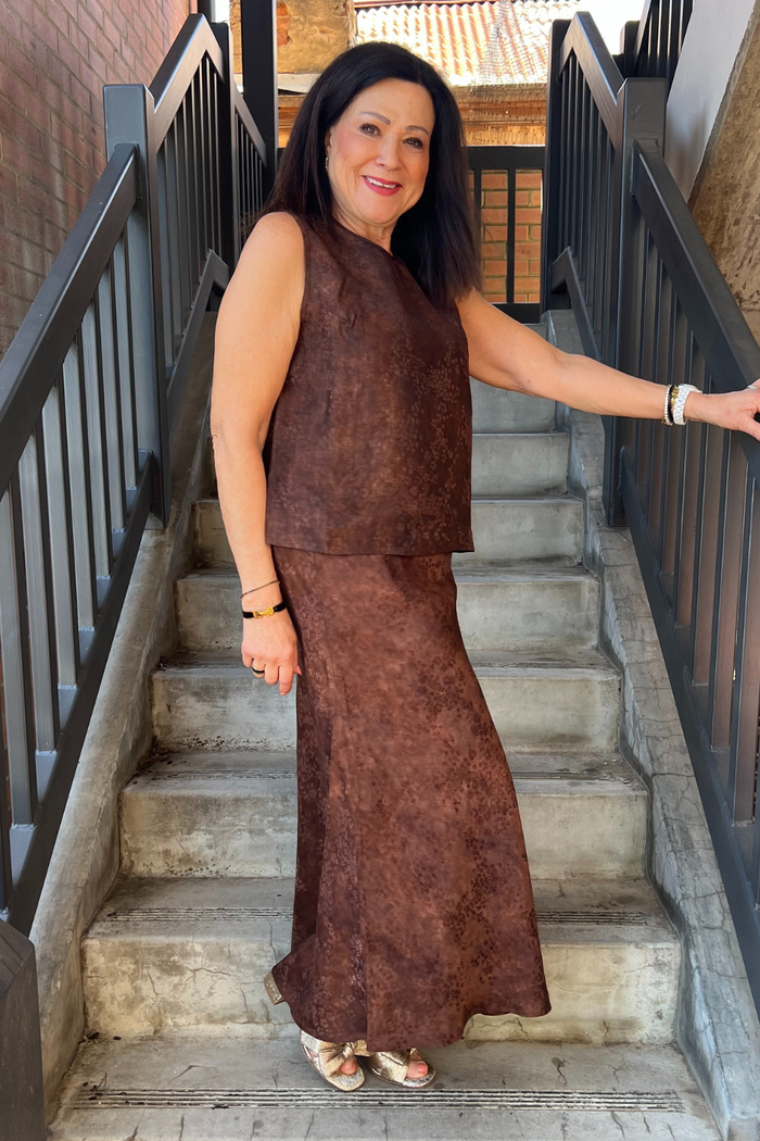 M.A.Dainty Florence Top Rust