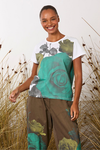 M.A.Dainty Lolly Tee White Roses