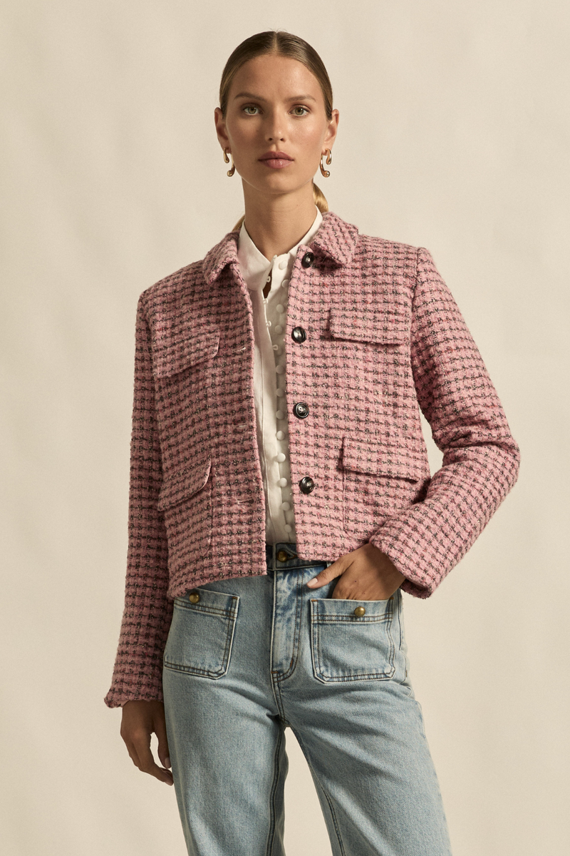 Zoe Kratzmann Adjoin Jacket Rose Boucle