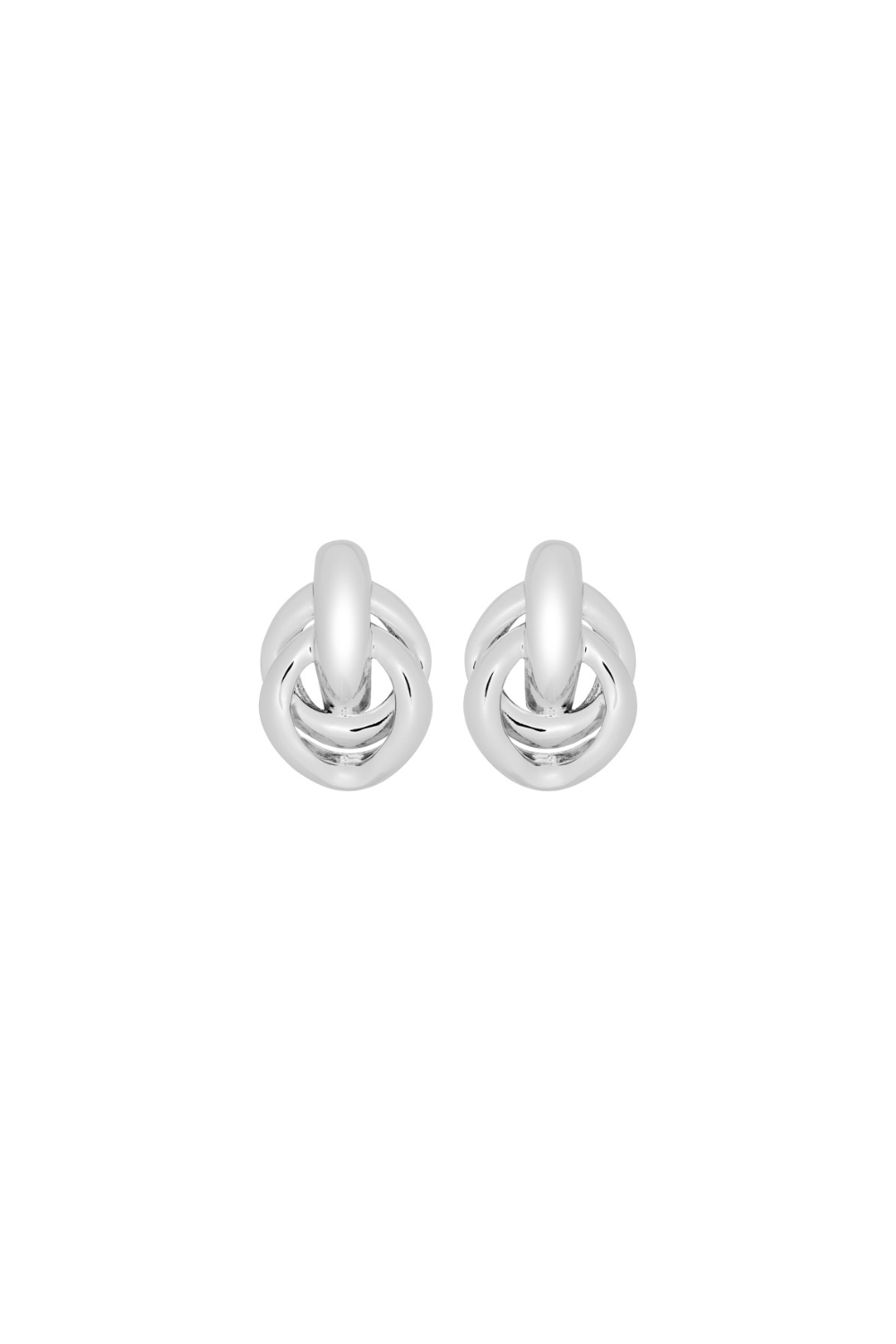 Kitte Network Earrings Silver