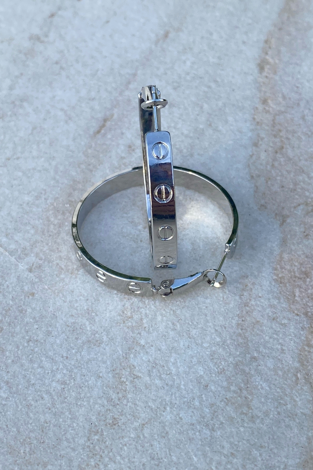 Eynesbury House of Couture Carti Hoops Silver