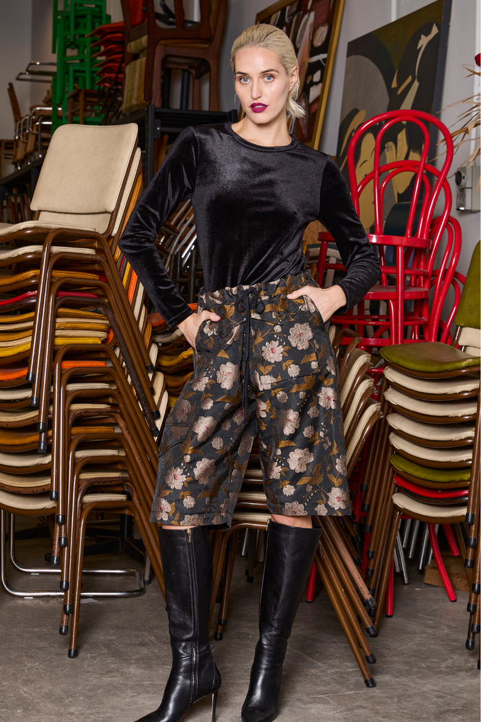 M.A.Dainty Trucker Pant Brassy Floral