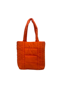 Cream Sleigh Quilted Bag Coral