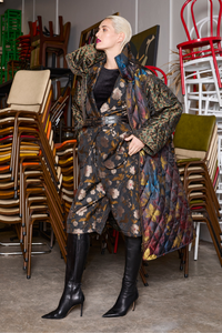 M.A.Dainty Zazzle Jacket Brassy Floral