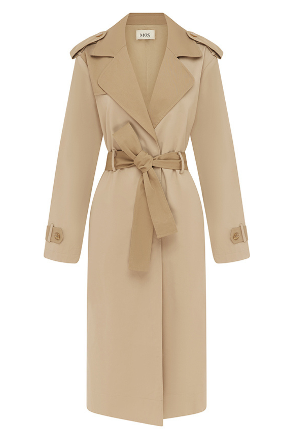 MOS The Label Intrepid Trench Coat Clay