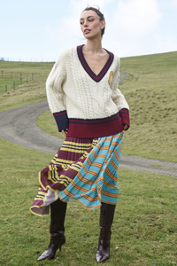 Cooper A Joyful Drop Multi Stripe Skirt Pre-Order