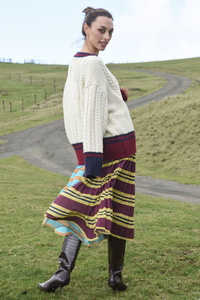 Cooper A Joyful Drop Multi Stripe Skirt Pre-Order