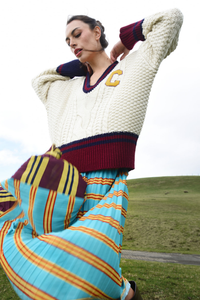 Cooper A Joyful Drop Multi Stripe Skirt Pre-Order