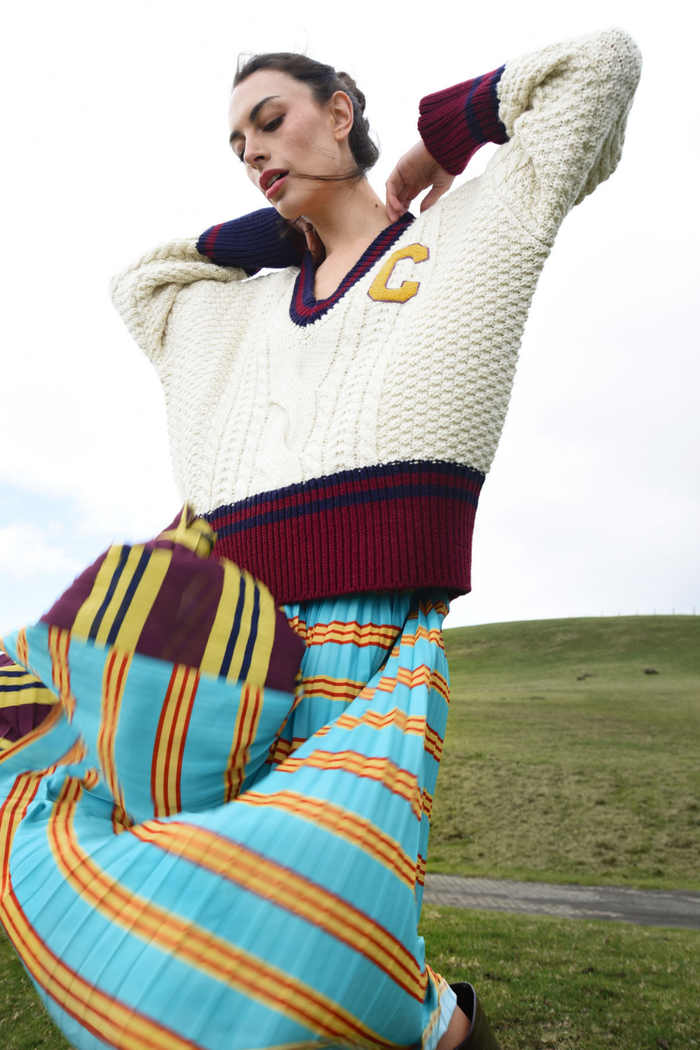 Cooper A Joyful Drop Multi Stripe Skirt Pre-Order