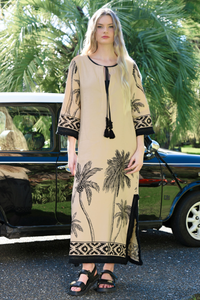 Coop A Palm State Of Mind Dress Tan Pre-Order