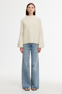 Kinney Abby Boucle Sweater Ivory