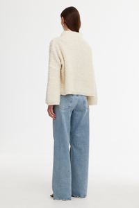Kinney Abby Boucle Sweater Ivory