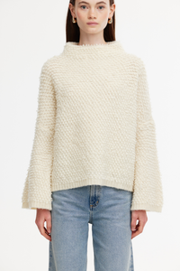 Kinney Abby Boucle Sweater Ivory