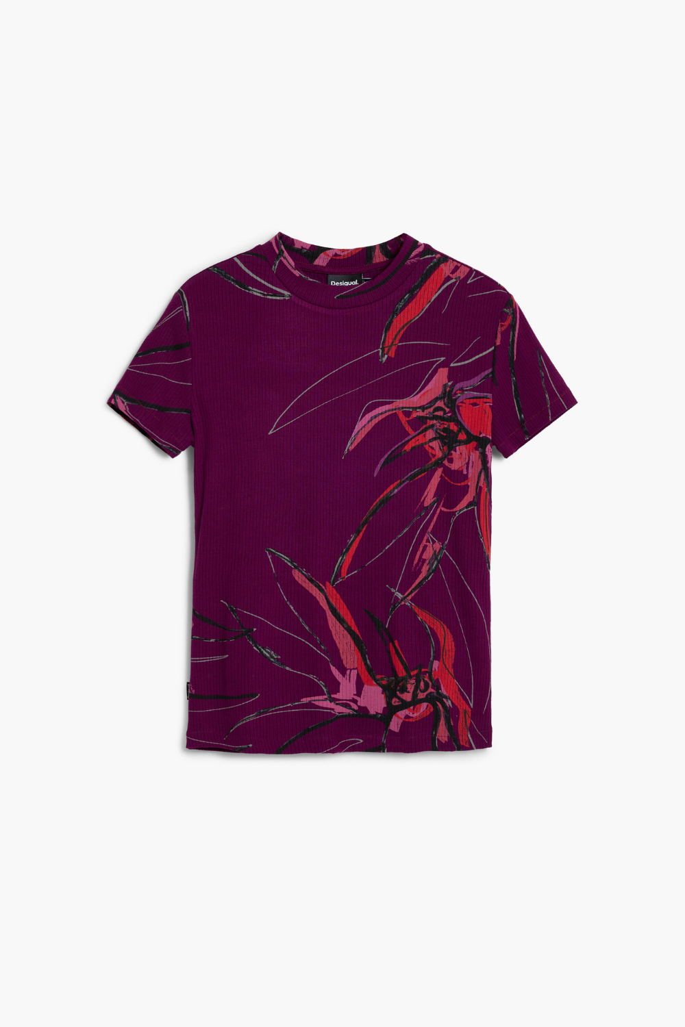 Desigual Abstract Floral T-Shirt Pre-Order