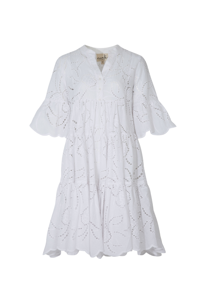 Curate All To-Gather Now Dress White Pre-Order