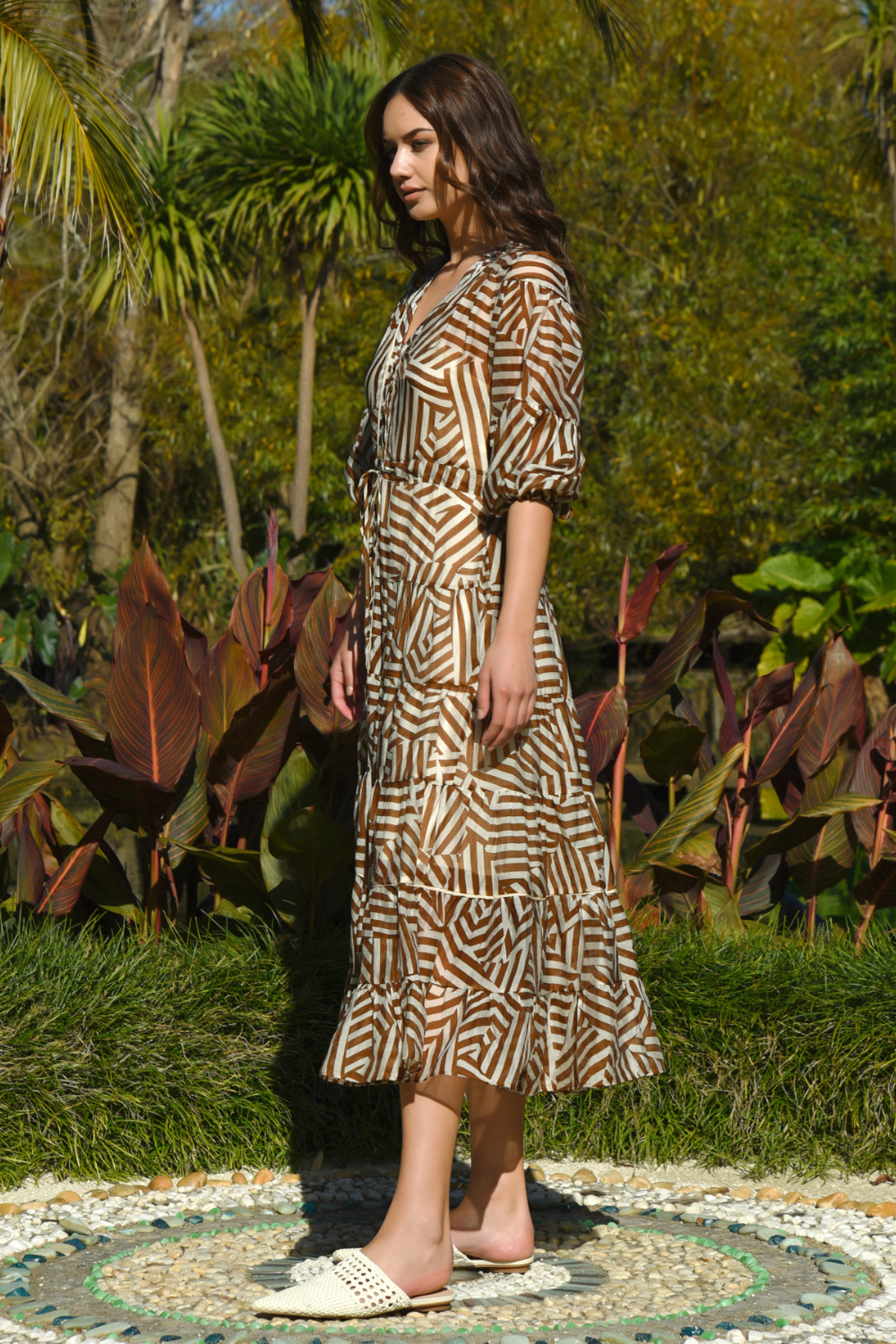 Cooper All Together Now Dress Caramel Kaleidoscope Pre-Order