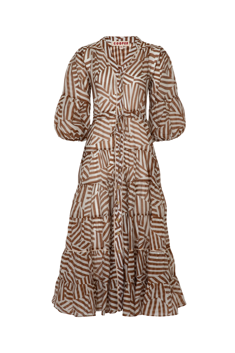 Cooper All Together Now Dress Caramel Kaleidoscope Pre-Order