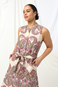 Kachel Amelia Dress Border Paisley
