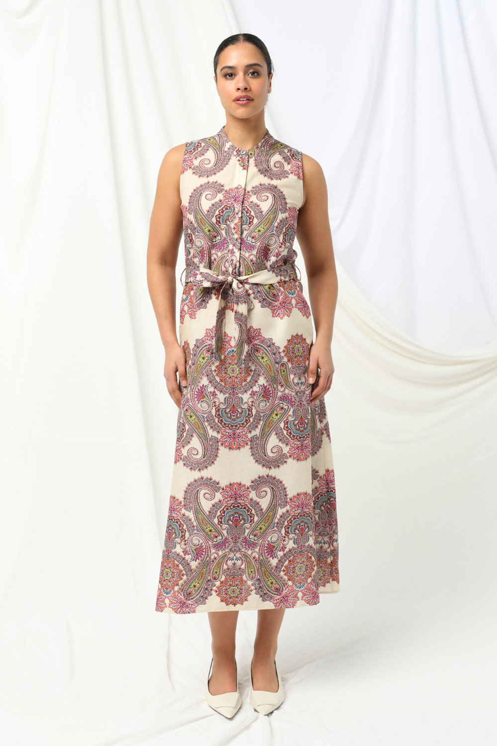 Kachel Amelia Dress Border Paisley