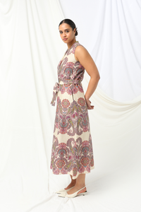 Kachel Amelia Dress Border Paisley
