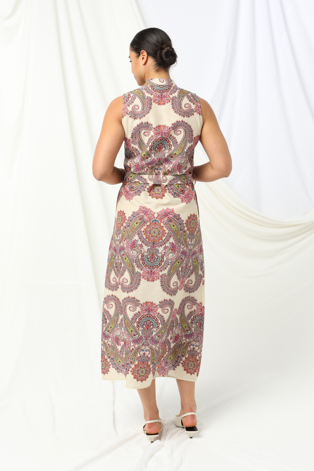 Kachel Amelia Dress Border Paisley