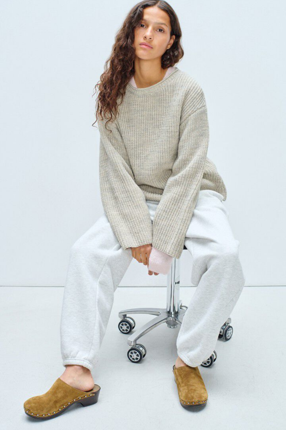 American Vintage Crashway Sweater Mist