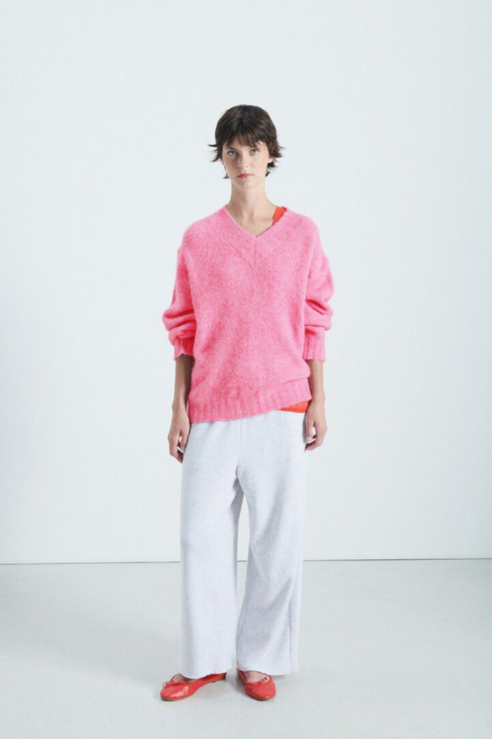 American Vintage East Sweater Pink Bubble