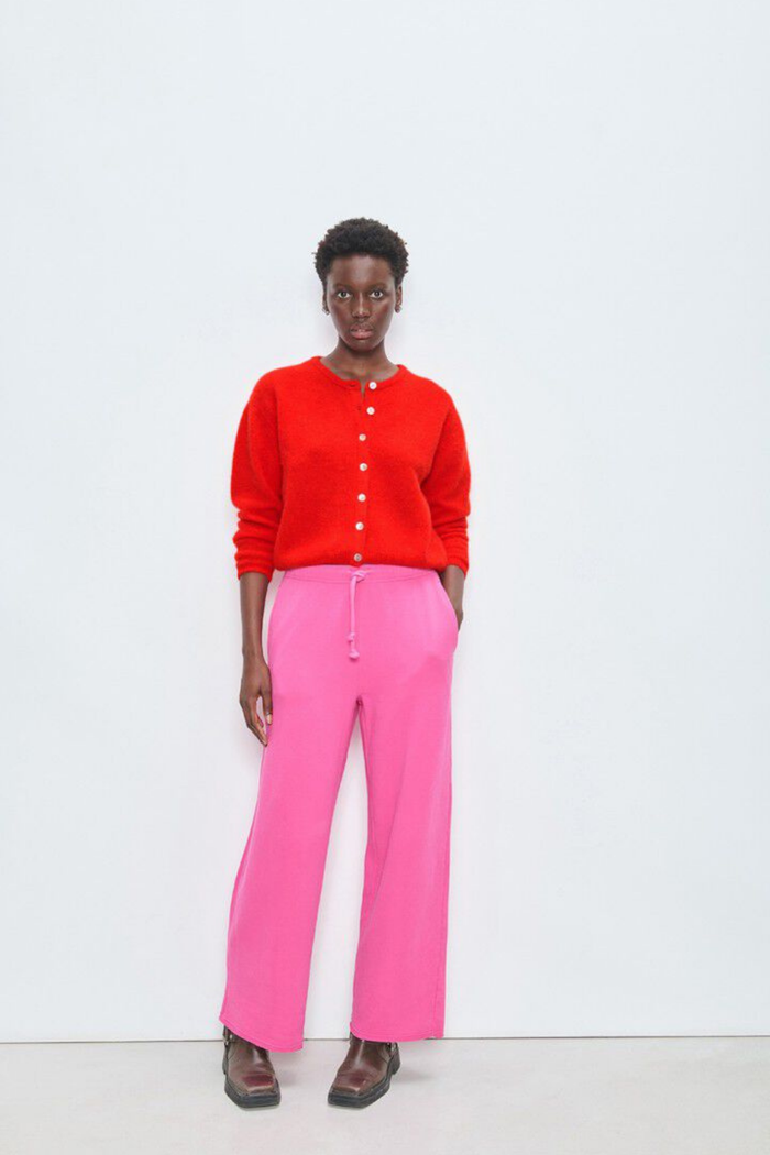 American Vintage Vitow Cardigan Strawberry