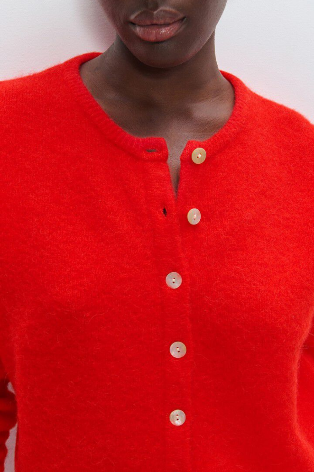 American Vintage Vitow Cardigan Strawberry