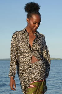Curate Anything But Ordinary Shirt Leopard Palm Pre-Order