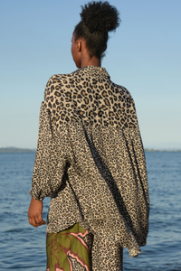 Curate Anything But Ordinary Shirt Leopard Palm Pre-Order