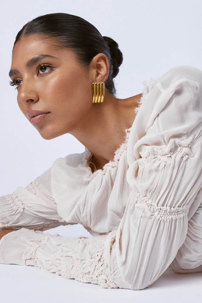 Zahar Ayla Earrings Gold