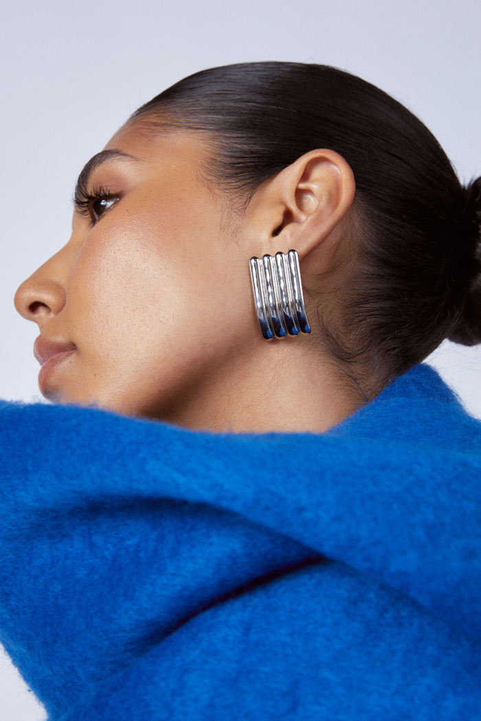 Zahar Ayla Earrings Silver