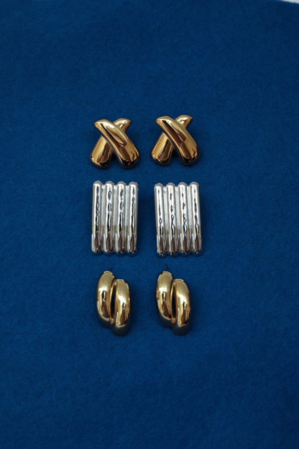 Zahar Ayla Earrings Silver
