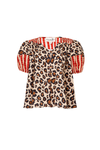 Curate Back In Time Shirt Leopard