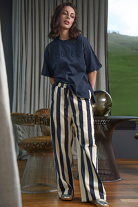 Cooper Back to Track Navy Stripe Pants Pre-Order