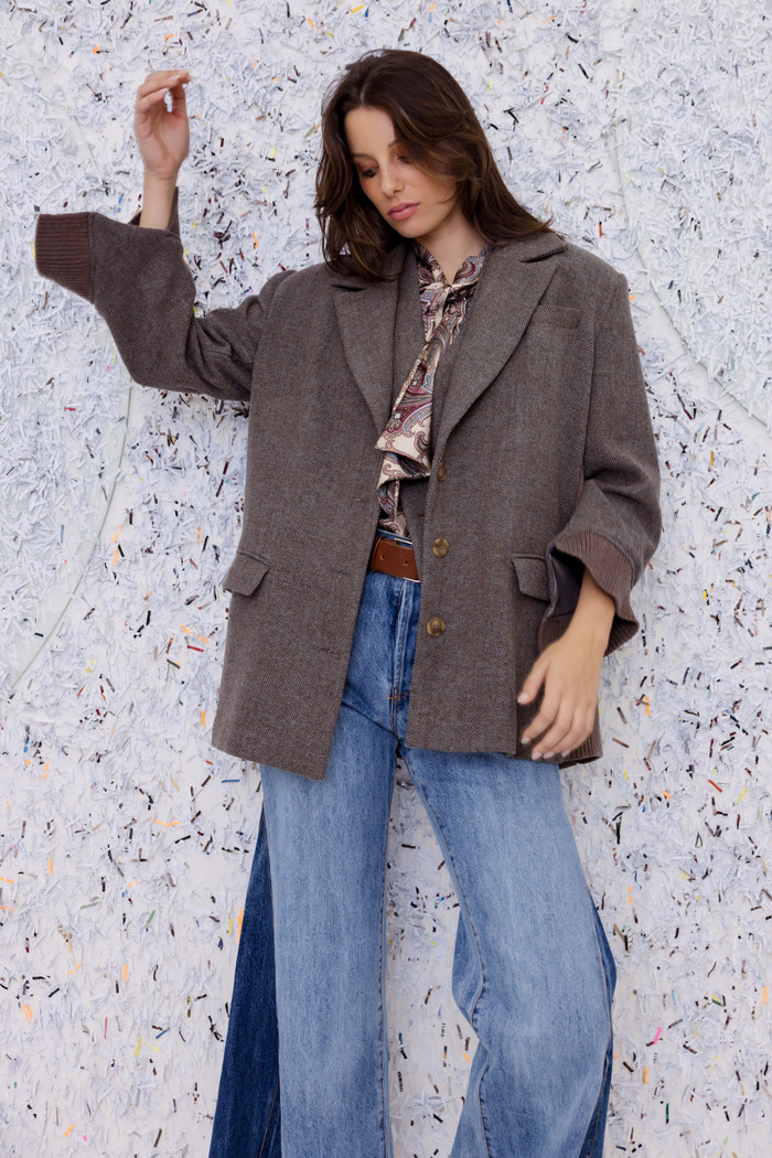 M.A.Dainty Bagsy Jacket Denim Tweed