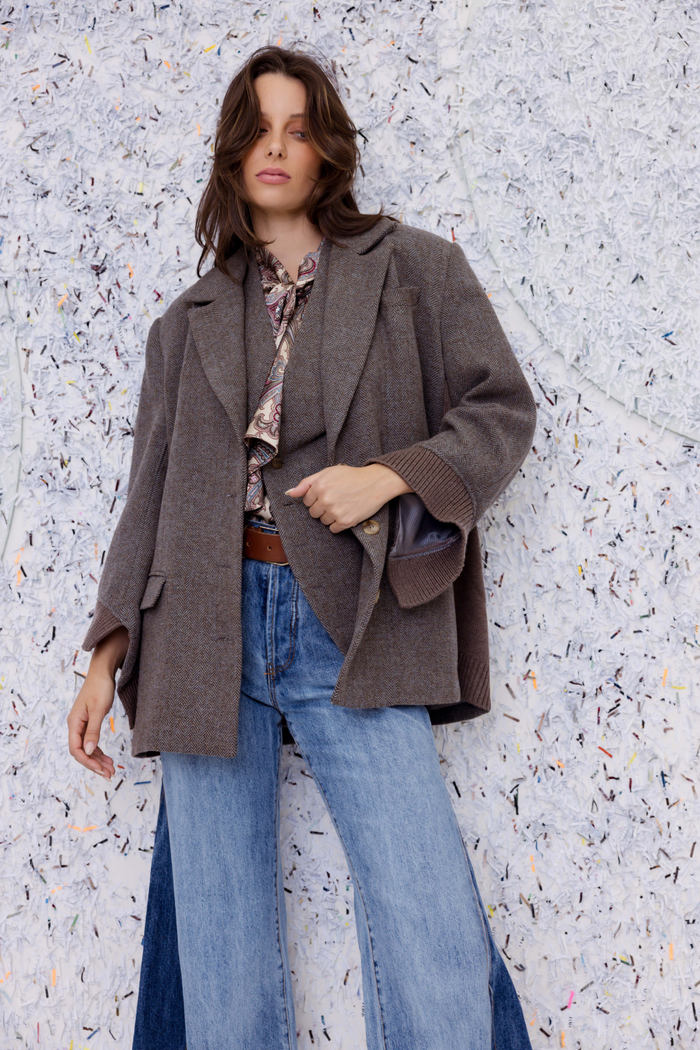 M.A.Dainty Bagsy Jacket Denim Tweed