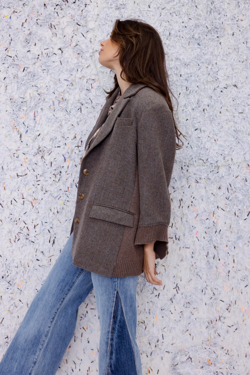 M.A.Dainty Bagsy Jacket Denim Tweed