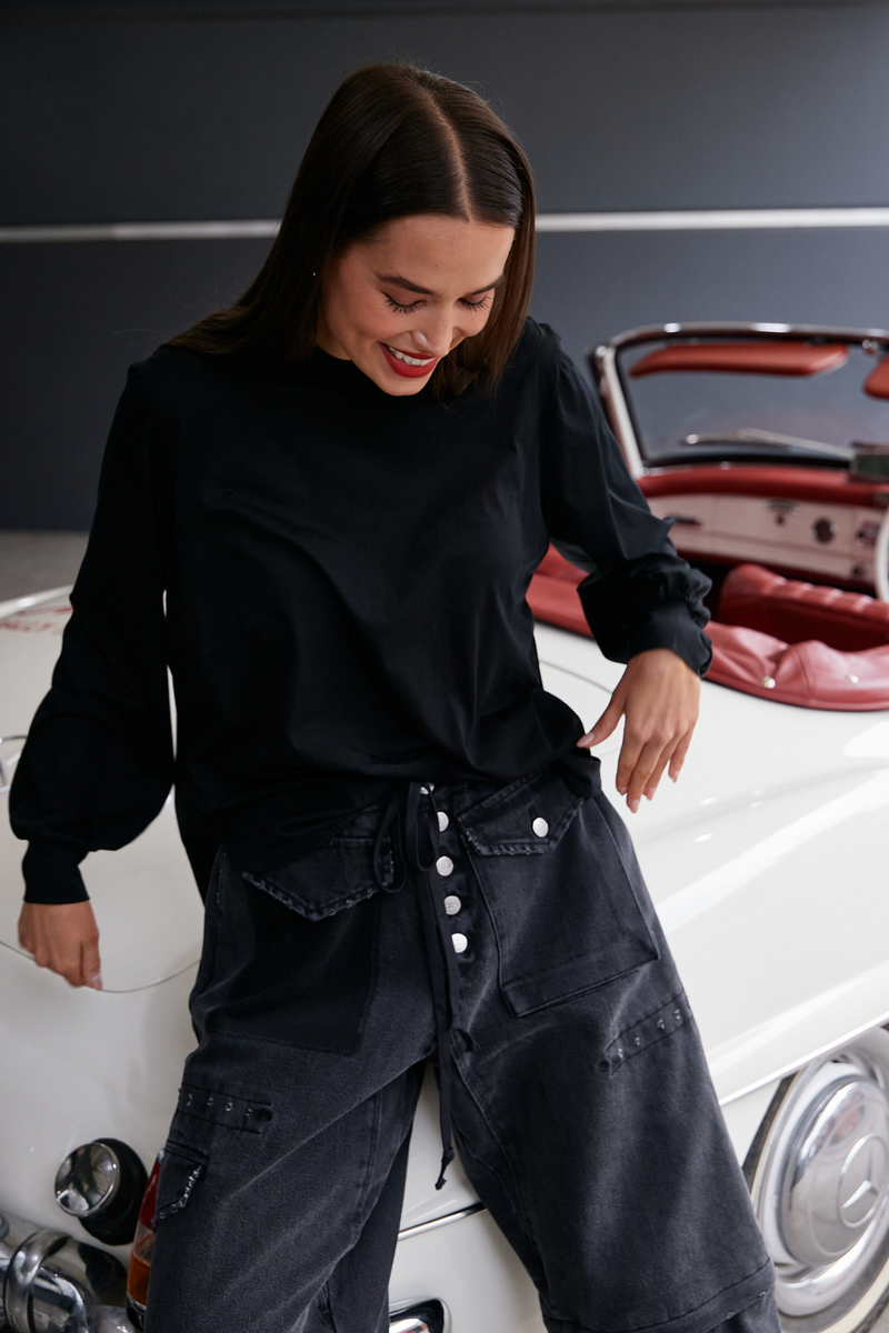 M.A.Dainty Baxter Top Black