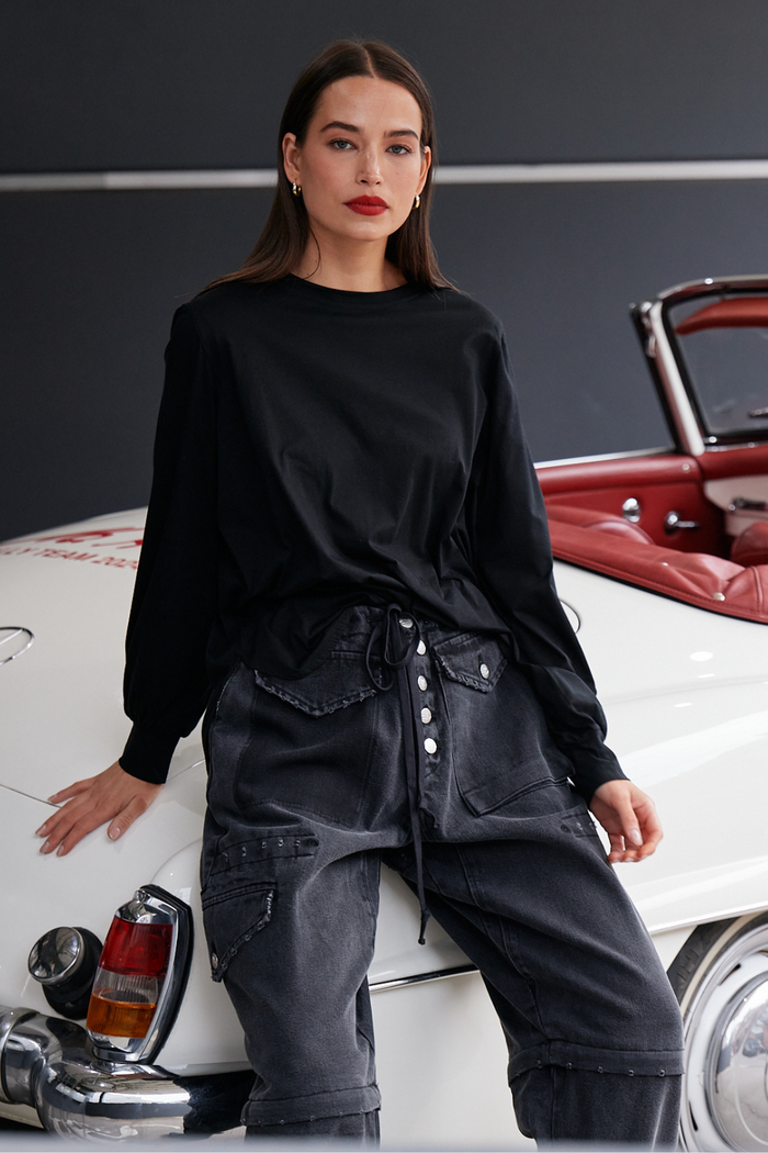 M.A.Dainty Baxter Top Black