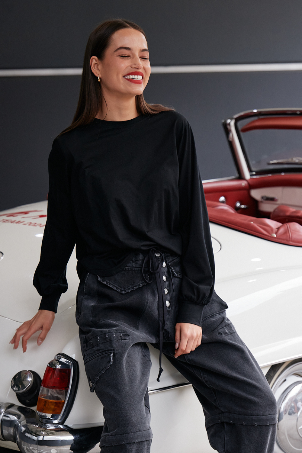 M.A.Dainty Baxter Top Black