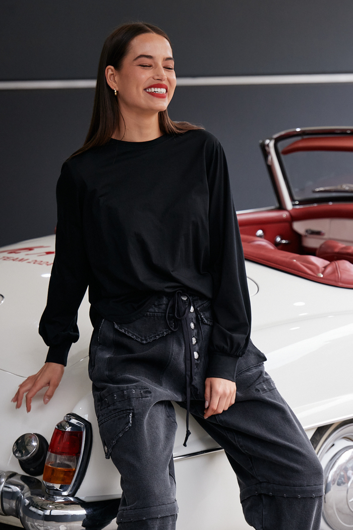M.A.Dainty Baxter Top Black
